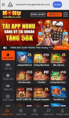 TẢI VỀ Ứng dụng NOHU99