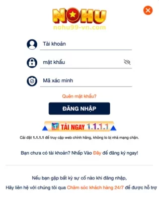 Đăng Ký Tài Khoản NOHU99